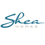 A logo for Shea Homes, a nationwide home builder with properties in California. Shea Homes uses Contelligence to look up EMR and other safety record data on subcontractors.